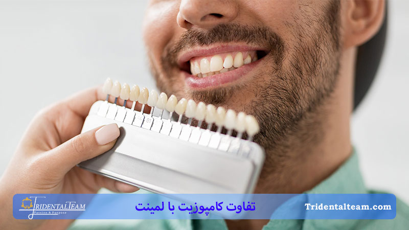 مردی در حال انتخاب رنگ لمینت