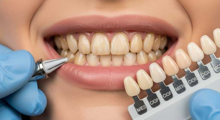 تغییر رنگ کامپوزیت دندان