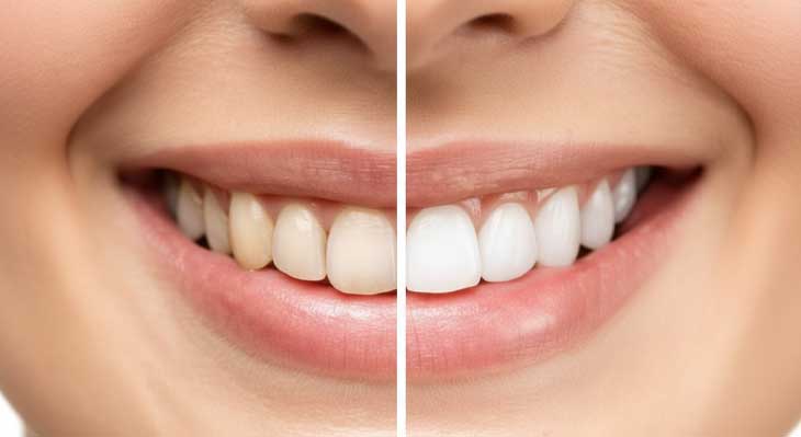 تغییر رنگ کامپوزیت دندان