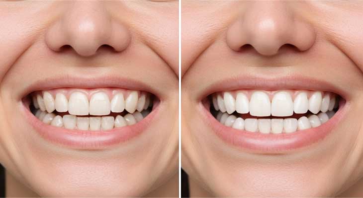 کامپوزیت دندان های جلو