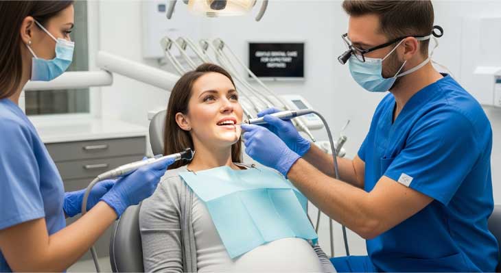 جرم گیری دندان در بارداری