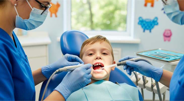 جرم گیری دندان کودکان