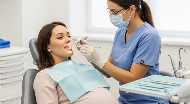 جرم گیری دندان در بارداری