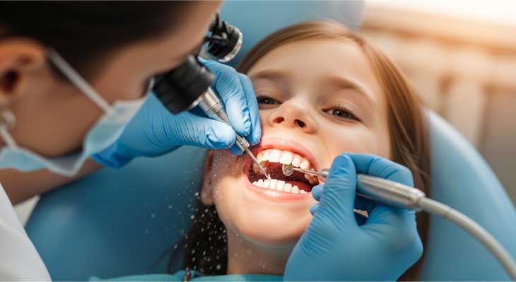 جرم گیری دندان کودکان