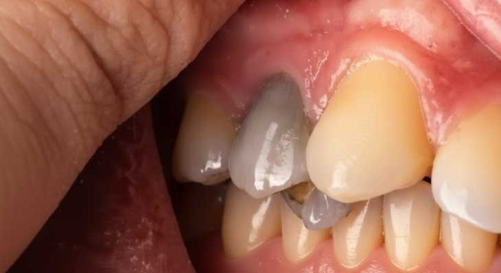 سیاه شدن دندان