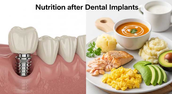 تغذیه بعد از ایمپلنت دندان