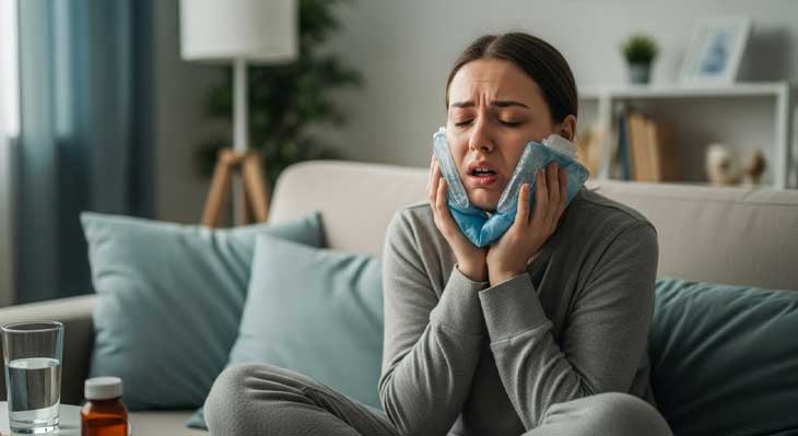 کاهش درد و ورم بعد از جراحی دندان عقل