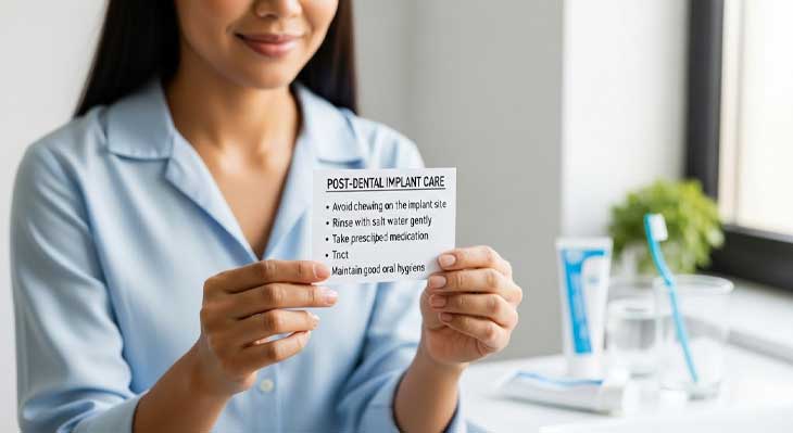 مراقبت بعد از ایمپلنت دندان